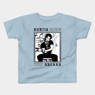 Kurtis Blow /\/ The Breaks /\/ Retro Fan Design Kids T-Shirt